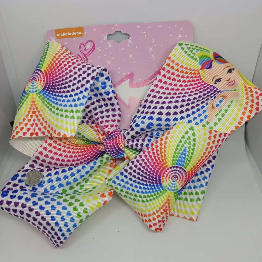 JoJo Siwa Rainbow Heart Hair Bow